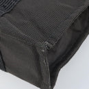 HERMES Her Line PM Hand Bag Canvas Gray Auth YKZ538A-14