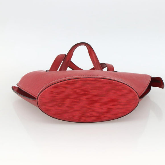 LOUIS VUITTON Epi Saint Jacques Shopping Shoulder Bag Red M52277 LV Auth YKZ539