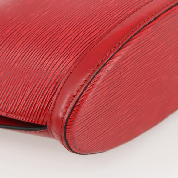 LOUIS VUITTON Epi Saint Jacques Shopping Shoulder Bag Red M52277 LV Auth YKZ539