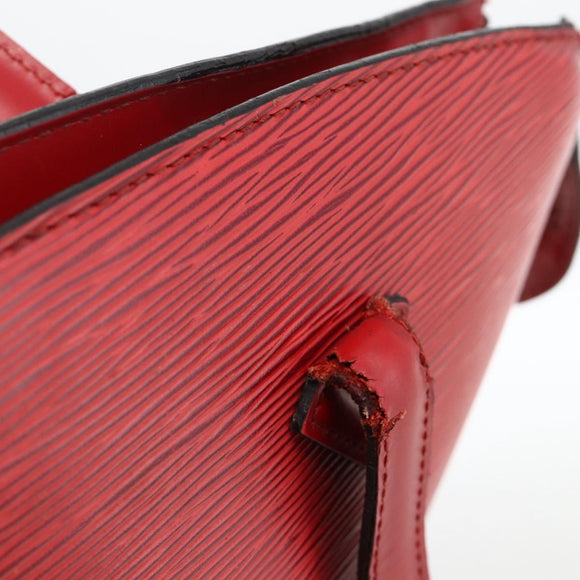 LOUIS VUITTON Epi Saint Jacques Shopping Shoulder Bag Red M52277 LV Auth YKZ539