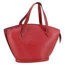 LOUIS VUITTON Epi Saint Jacques Shopping Shoulder Bag Red M52277 LV Auth YKZ539-1