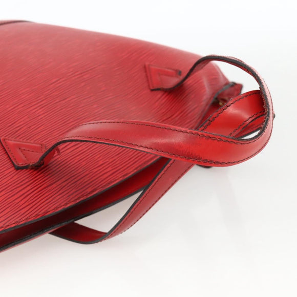 LOUIS VUITTON Epi Saint Jacques Shopping Shoulder Bag Red M52277 LV Auth YKZ539