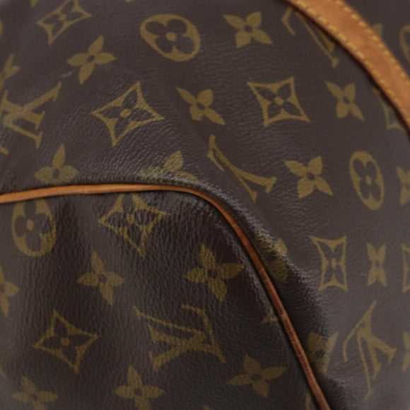 LOUIS VUITTON Monogram Sac Souple 35 Boston Bag M41626 LV Auth YKZ540