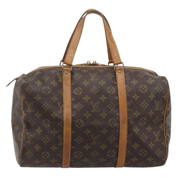 LOUIS VUITTON Monogram Sac Souple 35 Boston Bag M41626 LV Auth YKZ540