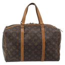 LOUIS VUITTON Monogram Sac Souple 35 Boston Bag M41626 LV Auth YKZ540-2
