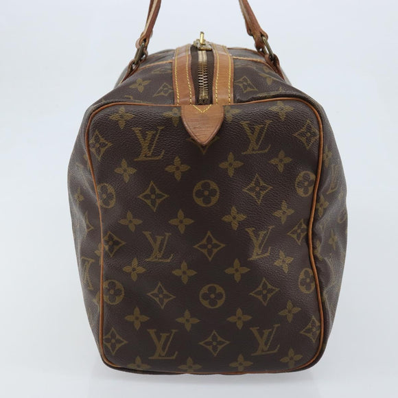 LOUIS VUITTON Monogram Sac Souple 35 Boston Bag M41626 LV Auth YKZ540