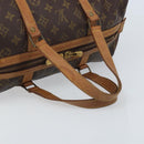 LOUIS VUITTON Monogram Sac Souple 35 Boston Bag M41626 LV Auth YKZ540-7