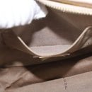 FENDI Zucchino Canvas Shoulder Bag Beige Gold Auth YKZ541A-21
