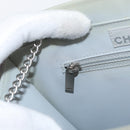 CHANEL Chain Shoulder Bag Sequin Greige Silver CC Auth YKZ542A-19