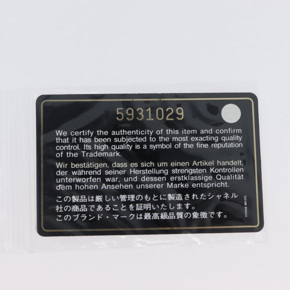 CHANEL Chain Shoulder Bag Sequin Greige Silver CC Auth YKZ542A