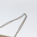 CHANEL Chain Shoulder Bag Sequin Greige Silver CC Auth YKZ542A-9