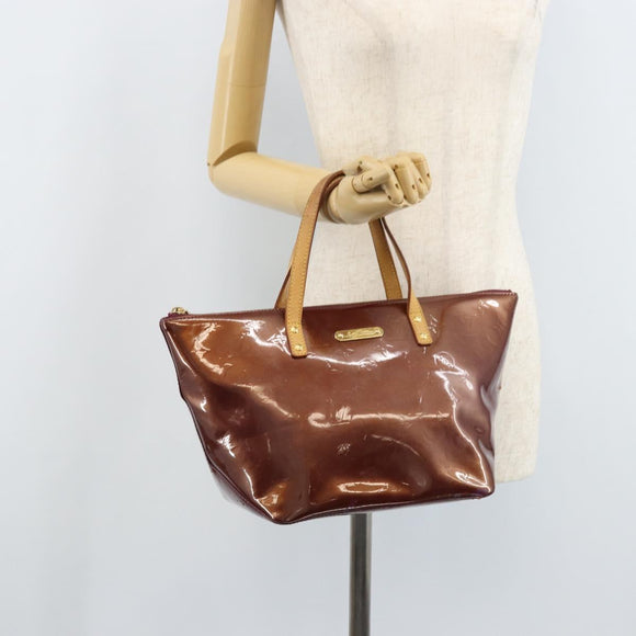 LOUIS VUITTON Monogram Vernis Bellevue GM Tote Bag Violet M93588 LV Auth YKZ544