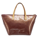 LOUIS VUITTON Monogram Vernis Bellevue GM Tote Bag Violet M93588 LV Auth YKZ544-3