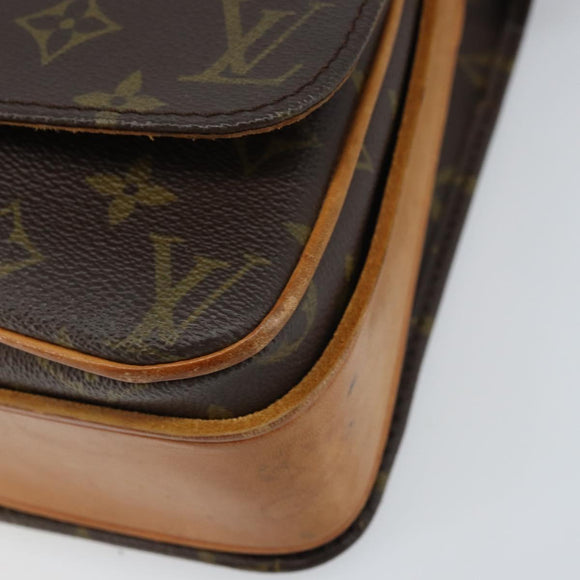 LOUIS VUITTON Monogram Cartouchiere GM Shoulder Bag M51252 LV Auth YKZ547A
