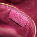 Salvatore Ferragamo Hand Bag Leather 2way Purple Gold Auth YKZ553-12