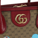 GUCCI GUCCI × Doraemon Micro GG Supreme Bag PVC 2way Beige 653952 Auth YKZ557SAM-20