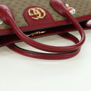 GUCCI GUCCI × Doraemon Micro GG Supreme Bag PVC 2way Beige 653952 Auth YKZ557SAM-7