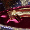 FENDI Zucca Canvas Mamma Baguette Shoulder Bag Gold Auth YKZ560SM-24