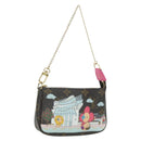 LOUIS VUITTON Monogram Vivienne Mini Pochette Accessoires M81633 Auth YKZ562SAM-1