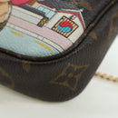 LOUIS VUITTON Monogram Vivienne Mini Pochette Accessoires M81633 Auth YKZ562SAM-16