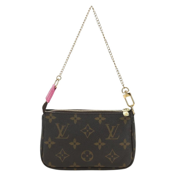 LOUIS VUITTON Monogram Vivienne Mini Pochette Accessoires M81633 Auth YKZ562SAM