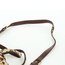 PRADA Hand Bag Unborn Calf Skin 2way Brown Auth YKZ564SAV-15