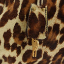 PRADA Hand Bag Unborn Calf Skin 2way Brown Auth YKZ564SAV-23