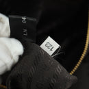 PRADA Hand Bag Unborn Calf Skin 2way Brown Auth YKZ564SAV-11