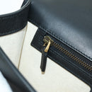 GUCCI Chain Web Sherry Line Shoulder Bag Leather Black Gold 432280 Auth YKZ566M-23
