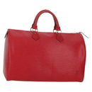 LOUIS VUITTON Epi Speedy 35 Hand Bag Castilian Red M42997 LV Auth YKZ570V-1