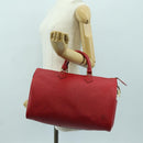 LOUIS VUITTON Epi Speedy 35 Hand Bag Castilian Red M42997 LV Auth YKZ570V-24