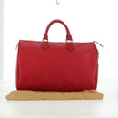 LOUIS VUITTON Epi Speedy 35 Hand Bag Castilian Red M42997 LV Auth YKZ570V-12