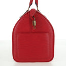 LOUIS VUITTON Epi Speedy 35 Hand Bag Castilian Red M42997 LV Auth YKZ570V-3