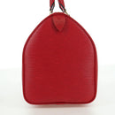 LOUIS VUITTON Epi Speedy 35 Hand Bag Castilian Red M42997 LV Auth YKZ570V-4