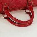 LOUIS VUITTON Epi Speedy 35 Hand Bag Castilian Red M42997 LV Auth YKZ570V-7
