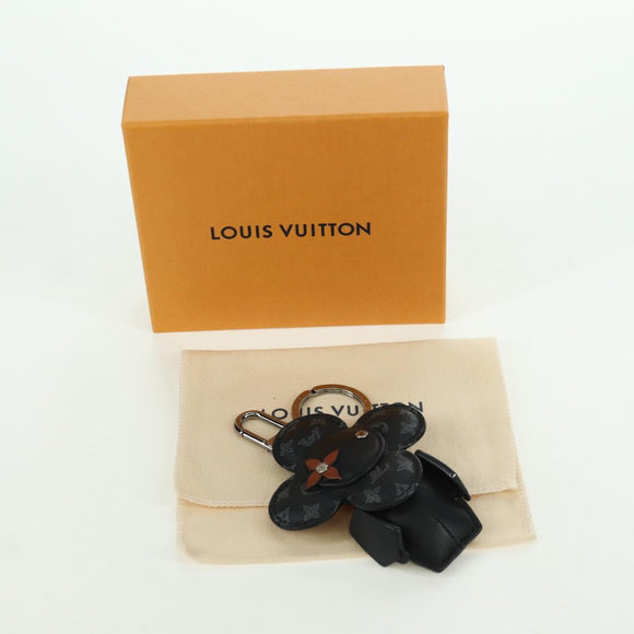 LOUIS VUITTON Monogram Eclipse Porte Cles de Vivienne MP1998 LV Auth YKZ575SAM