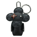 LOUIS VUITTON Monogram Eclipse Porte Cles de Vivienne MP1998 LV Auth YKZ575SAM-13