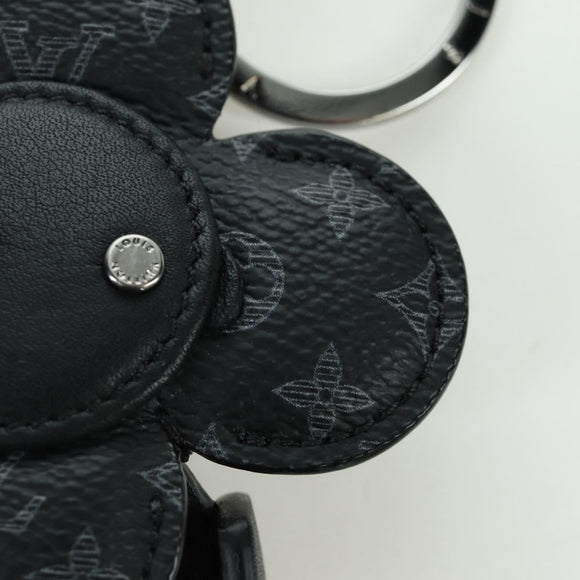 LOUIS VUITTON Monogram Eclipse Porte Cles de Vivienne MP1998 LV Auth YKZ575SAM