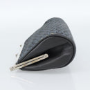 CELINE C Macadam Canvas Shoulder Bag Gray Silver Auth YKZ580-3