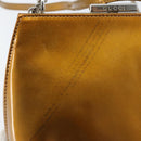 GUCCI Bamboo Bag Patent leather 2way Gold Tone 005 2046 0322 Auth YKZ590-17