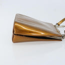 GUCCI Bamboo Bag Patent leather 2way Gold Tone 005 2046 0322 Auth YKZ590-4