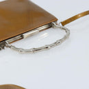 GUCCI Bamboo Bag Patent leather 2way Gold Tone 005 2046 0322 Auth YKZ590-7