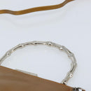 GUCCI Bamboo Bag Patent leather 2way Gold Tone 005 2046 0322 Auth YKZ590-8