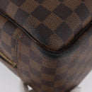 LOUIS VUITTON Damier Ebene Deauville Hand Bag SPO N47272 LV Auth YKZ591-14