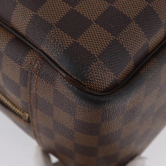 LOUIS VUITTON Damier Ebene Deauville Hand Bag SPO N47272 LV Auth YKZ591