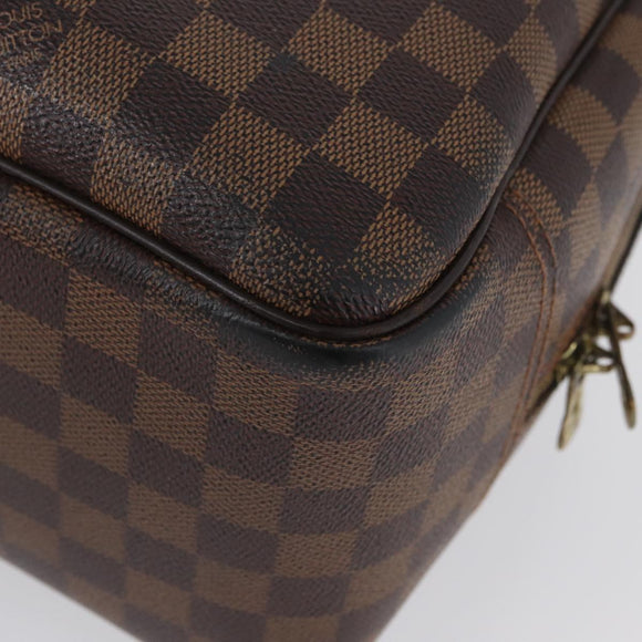 LOUIS VUITTON Damier Ebene Deauville Hand Bag SPO N47272 LV Auth YKZ591