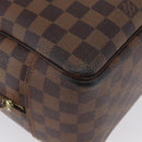 LOUIS VUITTON Damier Ebene Deauville Hand Bag SPO N47272 LV Auth YKZ591-16