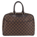 LOUIS VUITTON Damier Ebene Deauville Hand Bag SPO N47272 LV Auth YKZ591-13