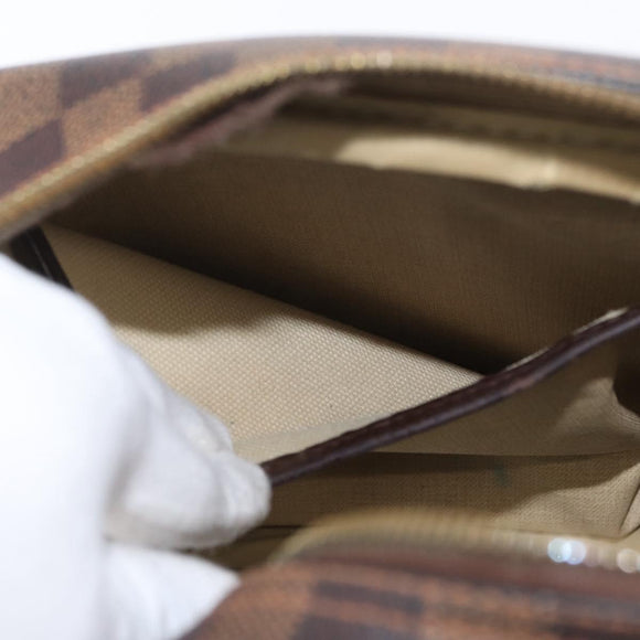 LOUIS VUITTON Damier Ebene Deauville Hand Bag SPO N47272 LV Auth YKZ591