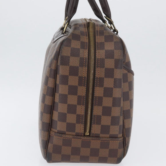 LOUIS VUITTON Damier Ebene Deauville Hand Bag SPO N47272 LV Auth YKZ591